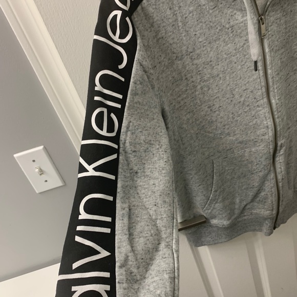 Ck Jeans medium gray hoodie - Picture 3 of 3